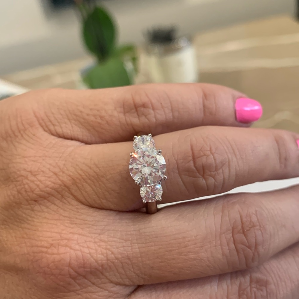 Woman sterling silver ring